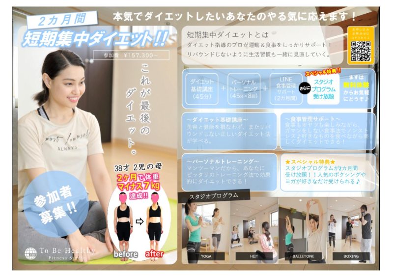 短期集中ダイエット202108裏